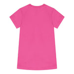 Moschino Abito Girocollo Tinta Unita con Stampa per Neonata MDV0C9XXX FUXIA MOSCHINO 