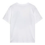 Moschino T-Shirt Girocollo Tinta Unita con Stampa per Bambino HOM050 BIANCO MOSCHINO 