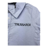 TRUSSARDI camicia manica lunga tinta unita con stampa Azzurro per Bambino TIA24066CA AZZURRO TRUSSARDI 