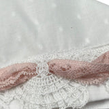 Marlu' Cappello Tinta Unita con Ricami per Neonata EP28CUX BIANCO MARLU' 