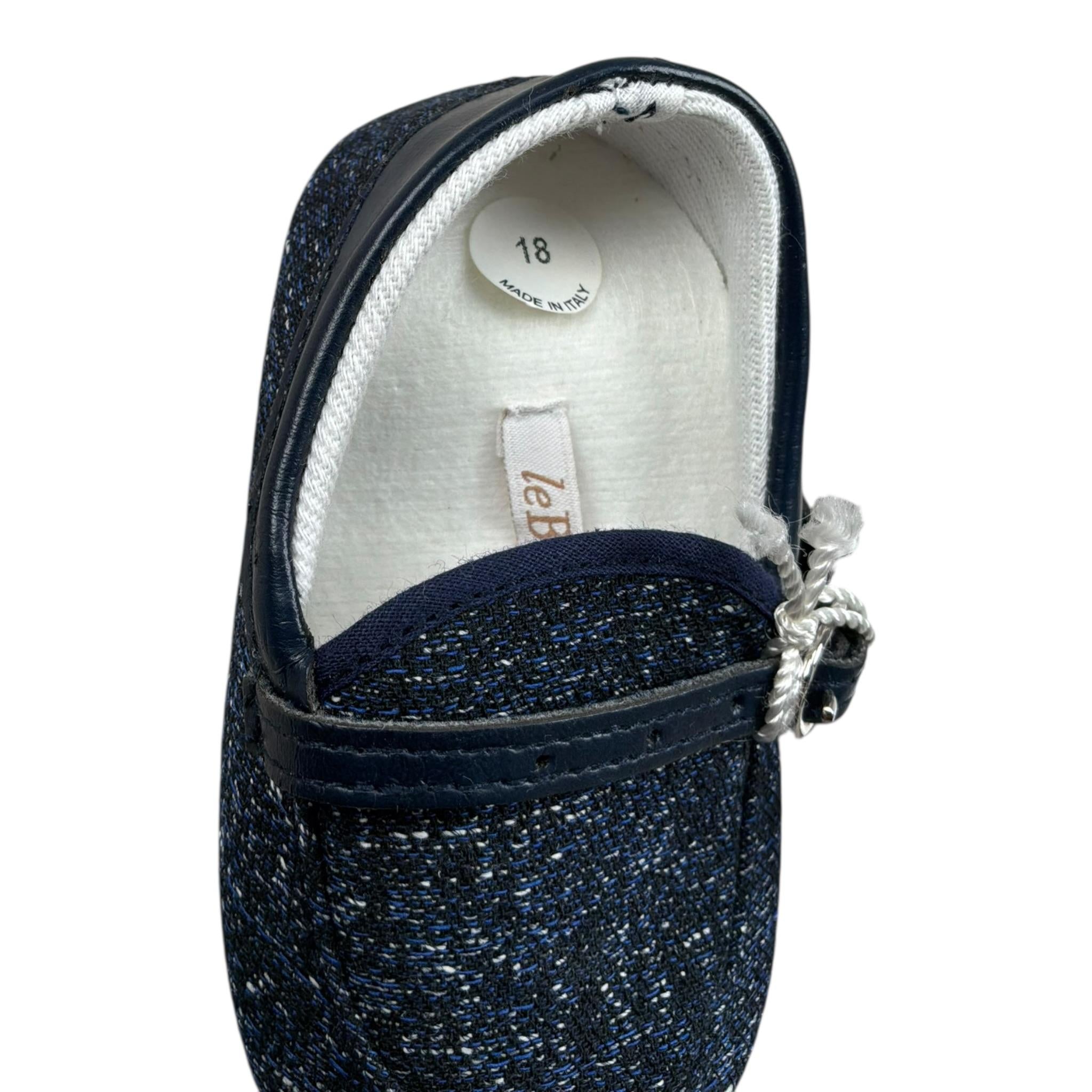 Le Bebe Mocassino Tinta Unita per Neonato LBB1904 BLU LE BEBE 