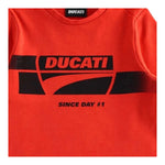 DUCATI shirt girocollo tinta unita con stampa Rosso per Neonato G5611 ROSSO DUCATI 