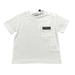 Iceberg T-Shirt Girocollo Tinta Unita con Stampa per Neonato TSICE5103BX BIANCO ICEBERG 