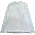 Monnalisa Shirt Girocollo Tinta Unita con Stampa per Bambina 113605A2 BIANCO MONNALISA 