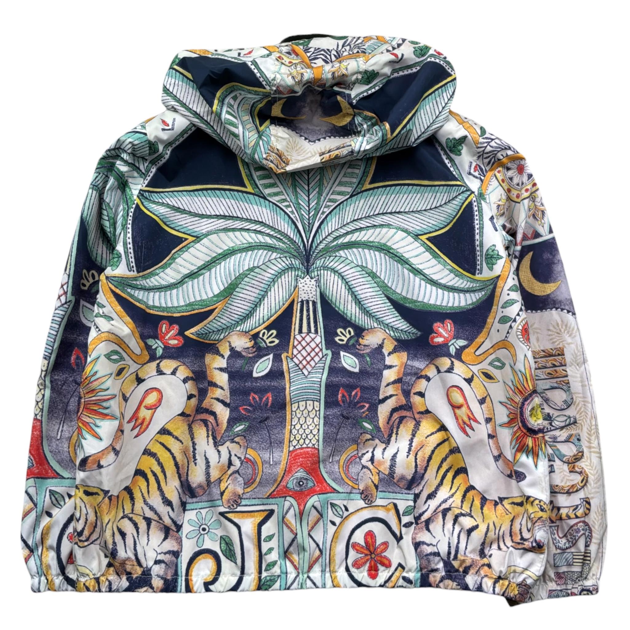 Just Cavalli Giubbino Antivento Stampa Fantasia con Cappuccio per Bambino JGP26144KW MULTICOLOR JUST CAVALLI 