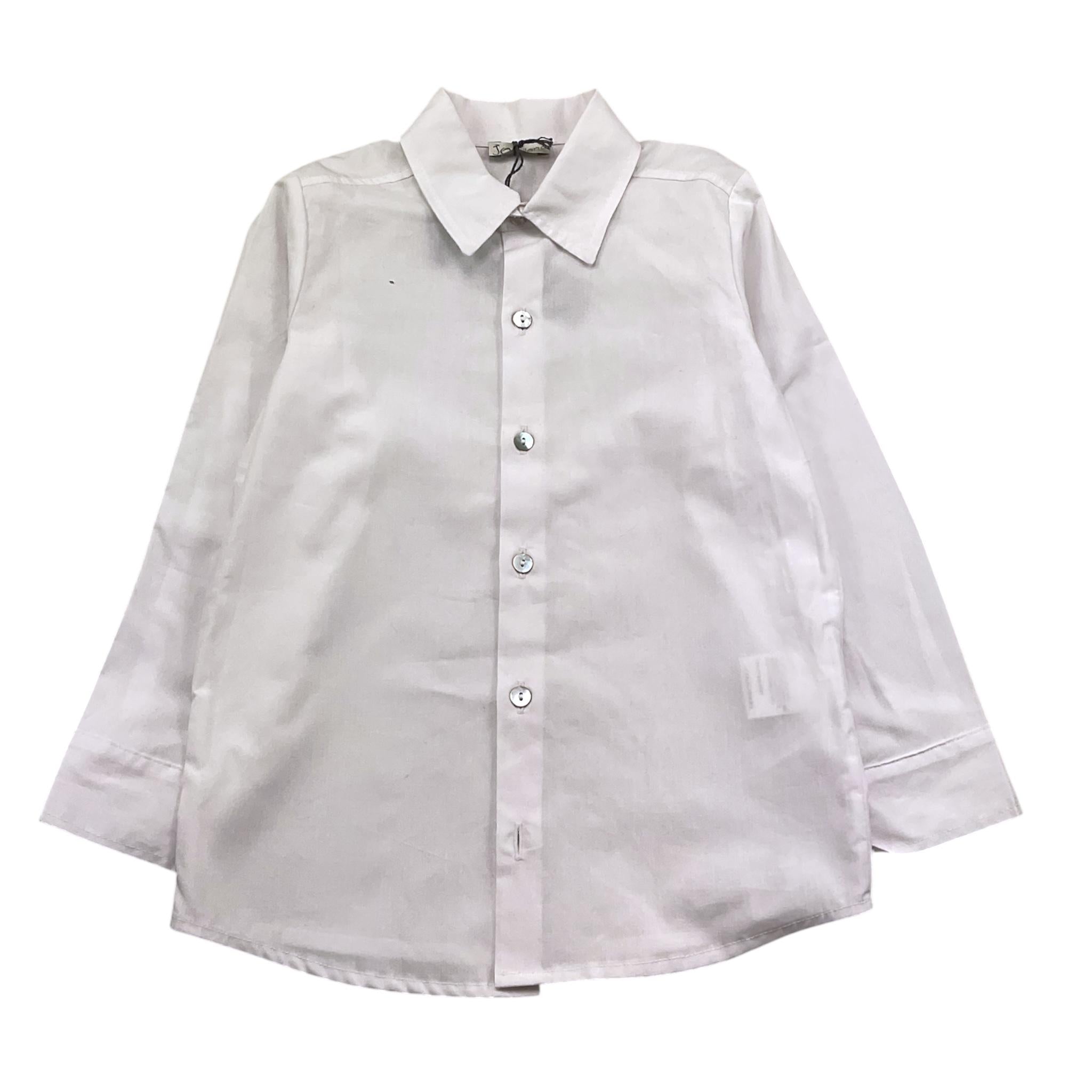 J.O. Milano Camicia Manica Lunga Tinta Unita per Neonato 176Z0N BIANCO J.O. MILANO 