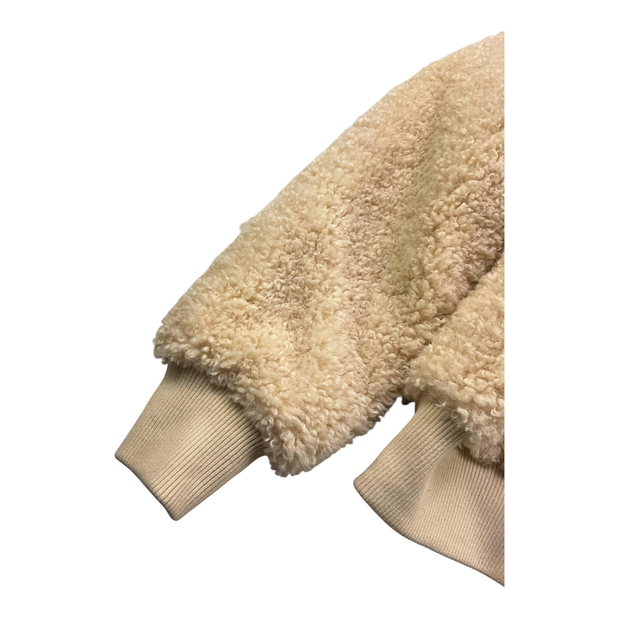 LIU JO pelliccia tinta unita con zip Panna per Bambina GF3042 PANNA LIU JO 