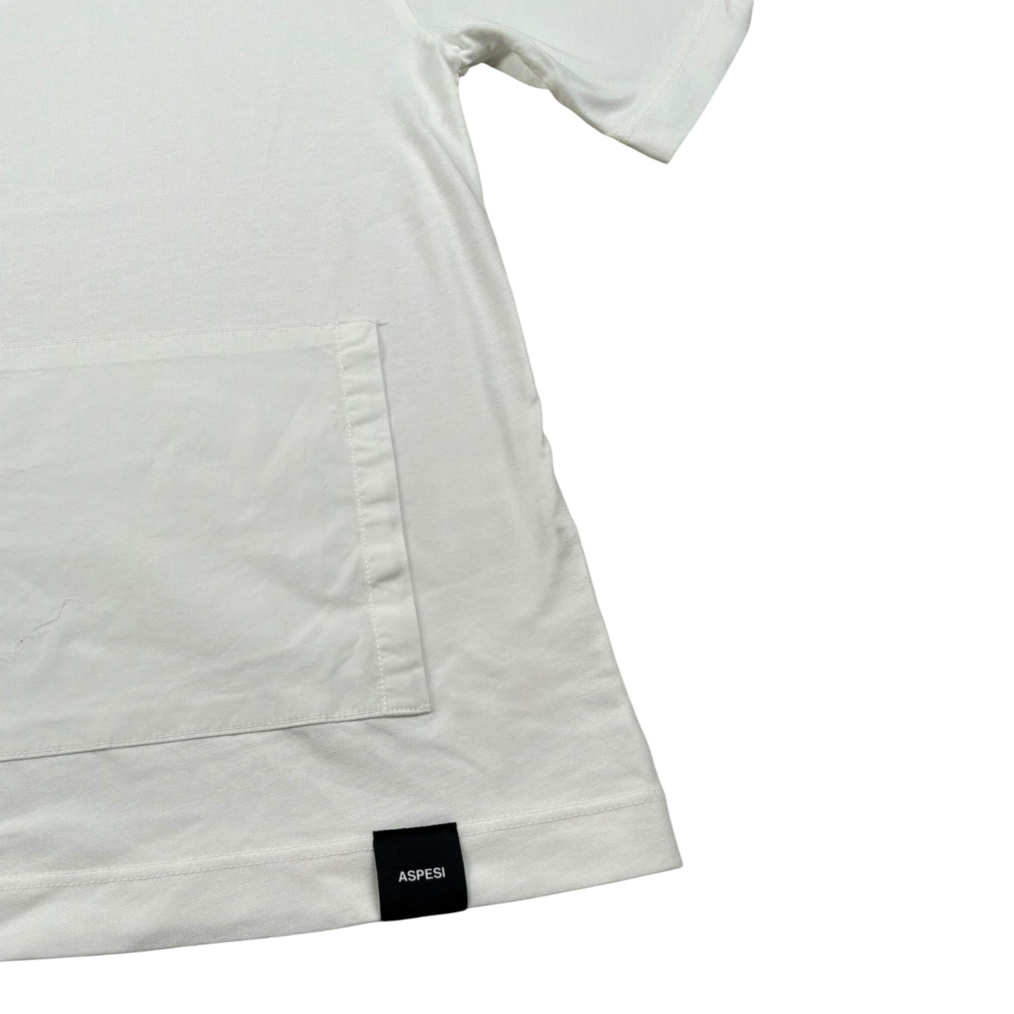 Aspesi T-Shirt Girocollo Tinta Unita  per Bambino S25038TSM7038X BIANCO ASPESI 