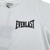 Everlast T-Shirt tinta unita Girocollo con Stampa Bianco per Bambino EE12K BIANCO EVERLAST 