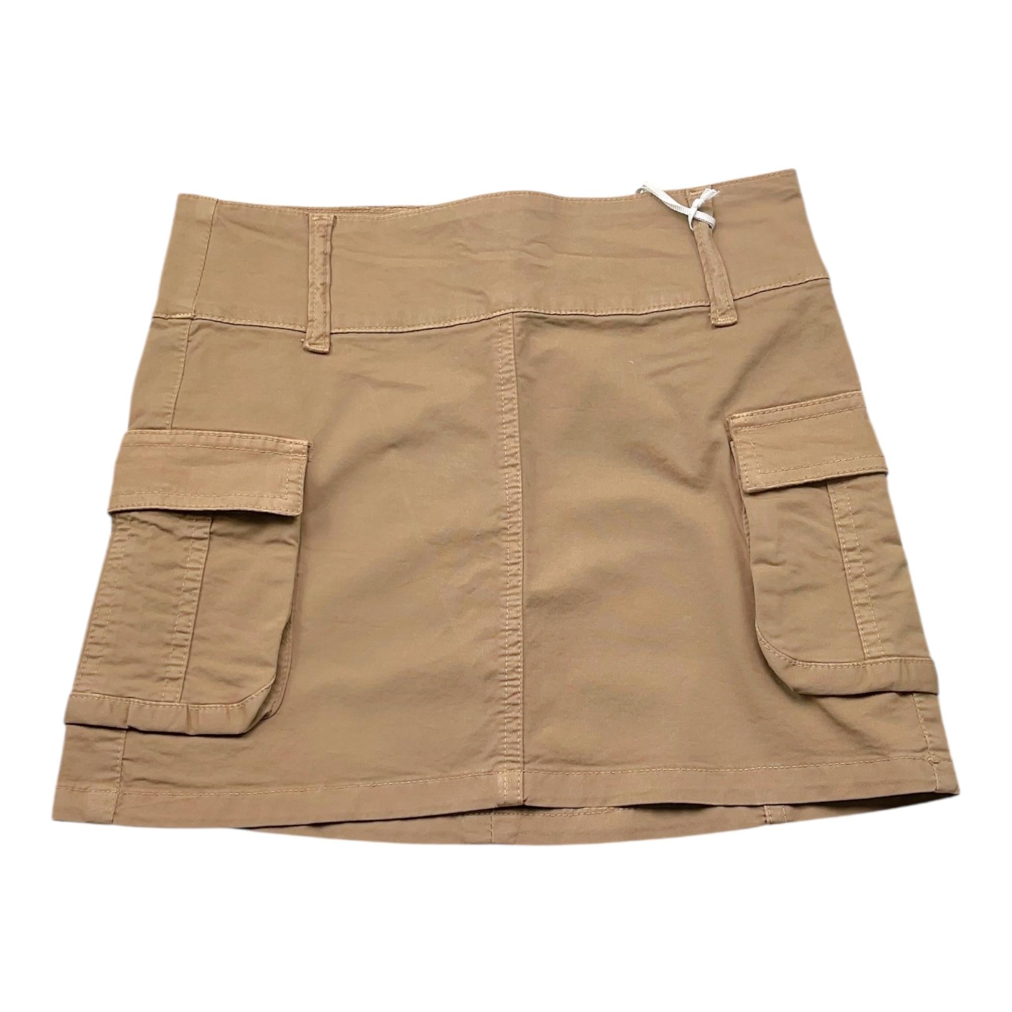 Lu Lu By Miss Grant Gonna Tinta Unita con Zip per Bambina LL3407 SABBIA LU LU BY MISS GRANT 