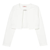 Liu Jo Coprispalle Tinta Unita con Logo per Bambina GA5006 BIANCO LIU JO 