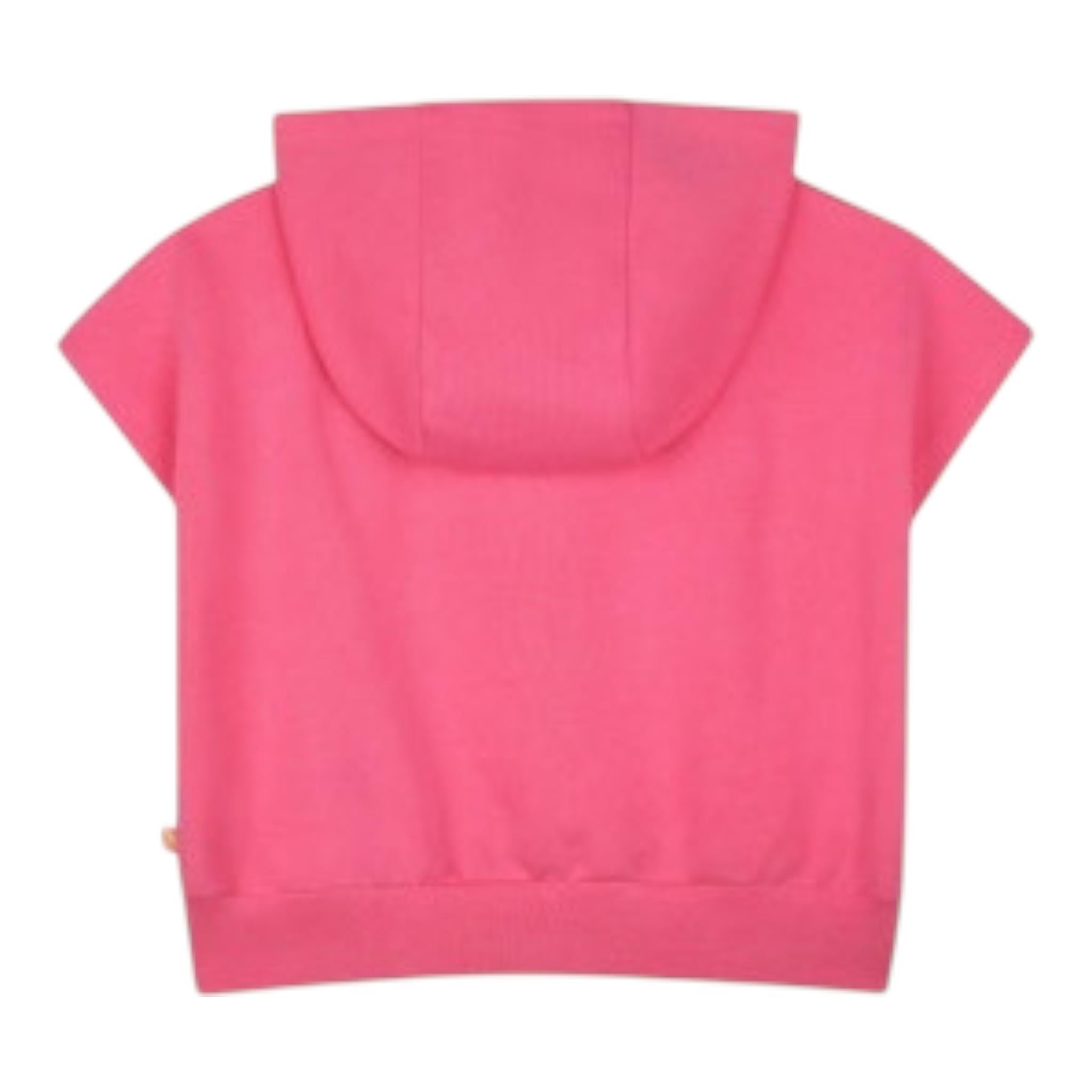 Billieblush Felpa Smanicata Tinta Unita con Cappuccio per Bambina U20846 ROSA FLUO BillIEBLUSH 