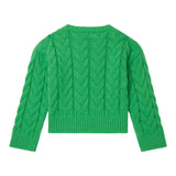 STELLA McCARTNEY maglia girocollo tinta unita Verde per Bambina TV9B60 VERDE STELLA McCARTNEY 