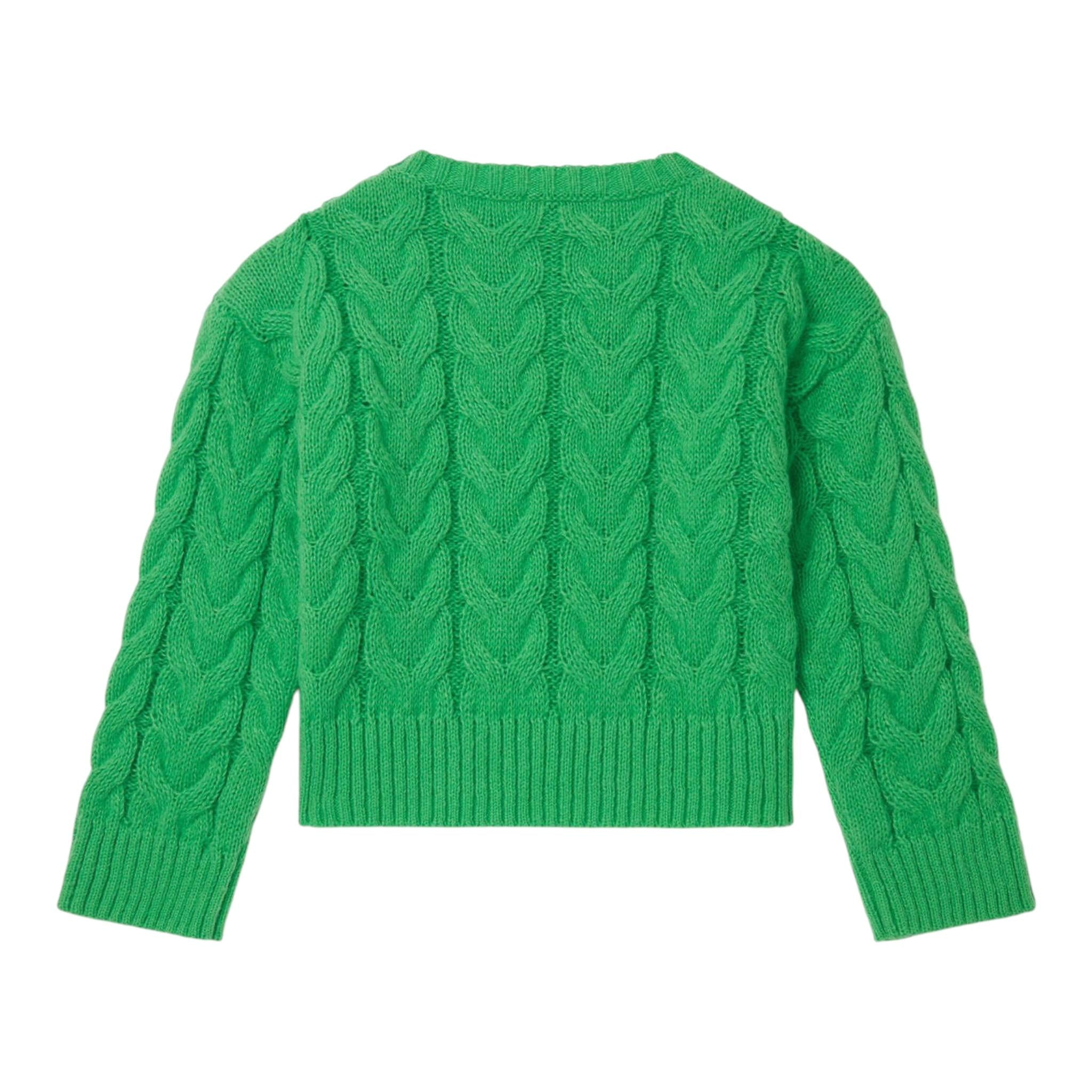 STELLA McCARTNEY maglia girocollo tinta unita Verde per Bambina TV9B60 VERDE STELLA McCARTNEY 