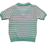 Saint Barth Polo Mezza Manica Fantasia A Righe per Bambina CADDY MULTICOLOR SAINT BARTH 