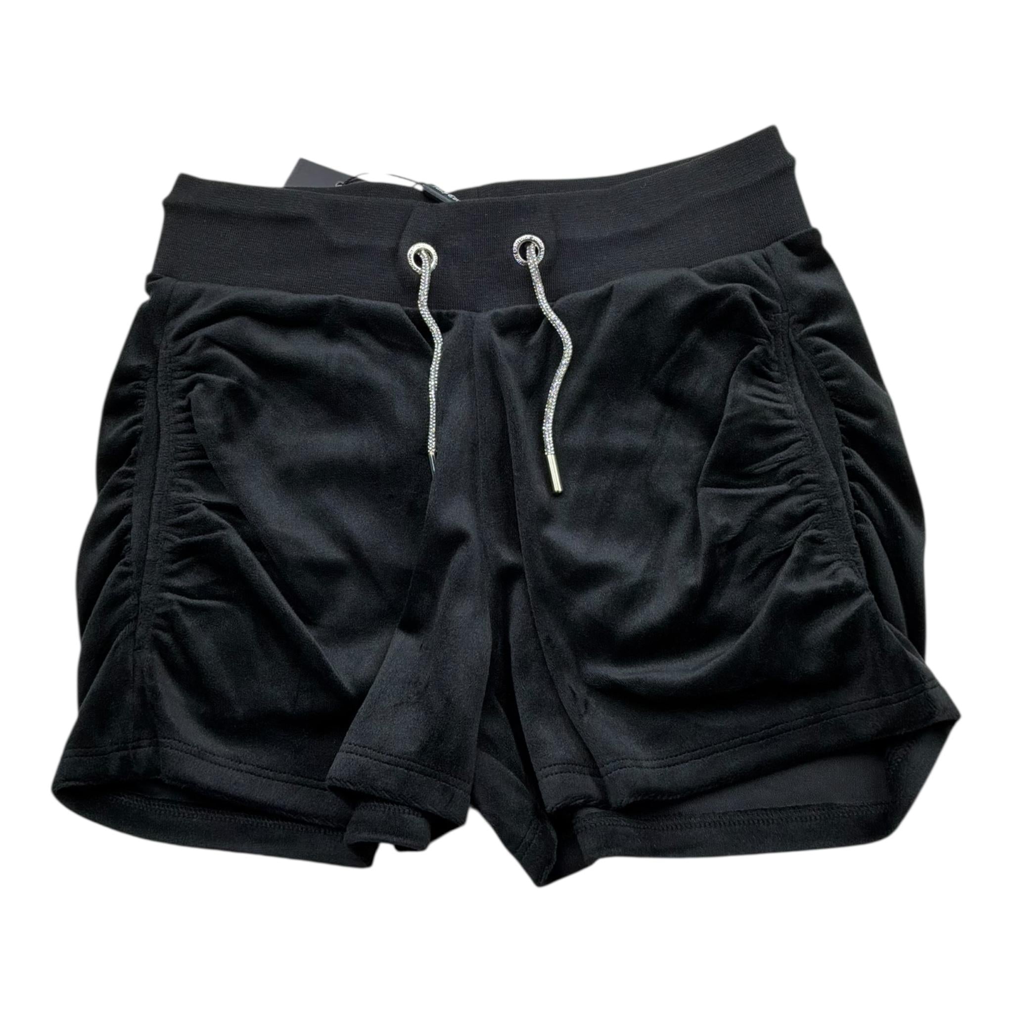 Juicy Couture Short In Velluto Tinta Unita per Bambina JBX6516 NERO JUICY COUTURE 