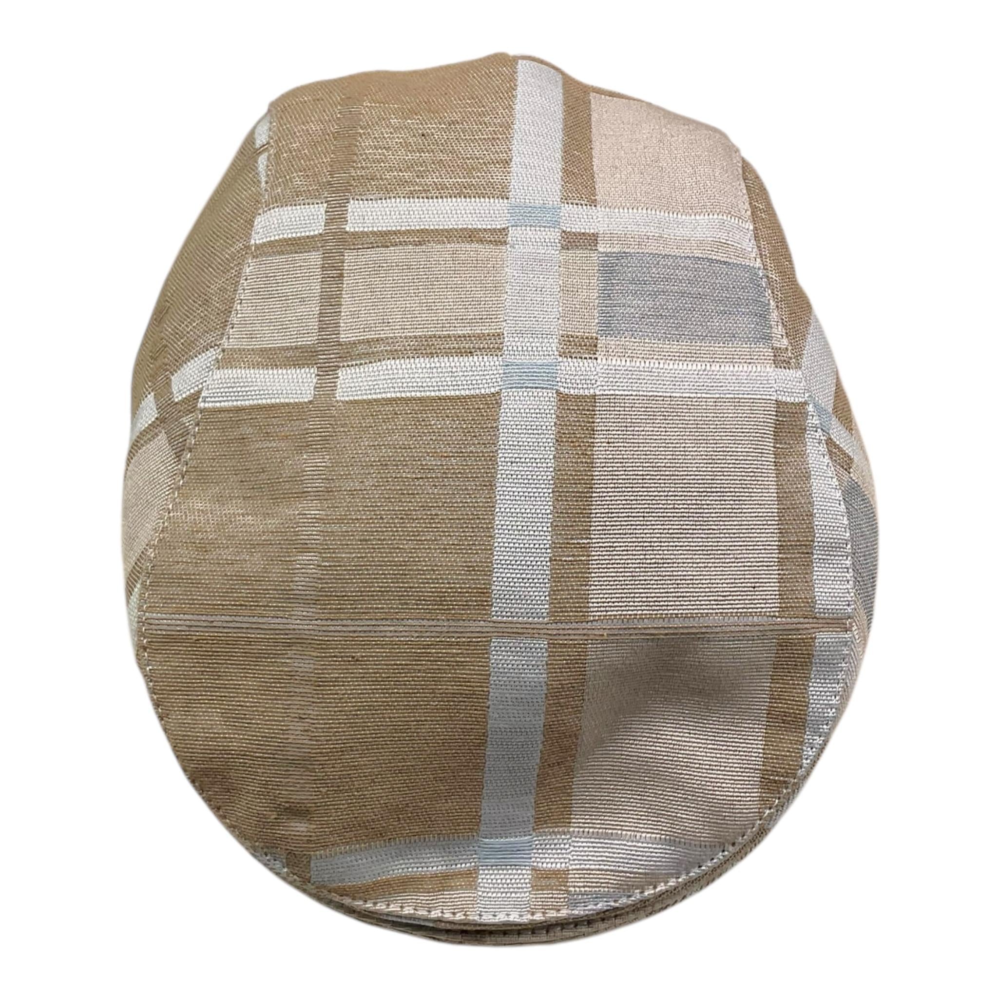 MARLU' cappello tinta unita con fantasia a righe Beige per Neonato MU11177 BEIGE MARLU' 