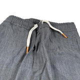 Manuel Ritz Pantalone Tinta Unita con Elastico In Vita per Bambino MR3059 GRIGIO MANUEL RITZ 