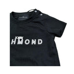 John Richmond Completo 2 Pezzi T-Shirt-Gonna Tinta Unita per Neonato RIP26043CJ NERO JOHN RICHMOND 