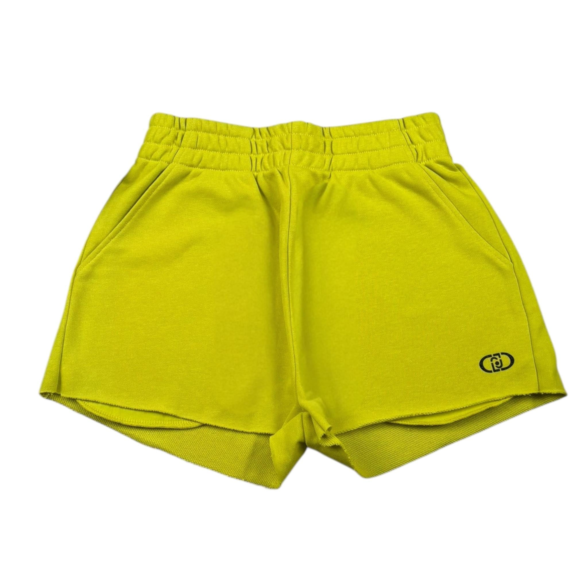 Liu Jo Short Tinta Unita con Elastico In Vita per Bambina GA5012 VERDE ACIDO LIU JO 