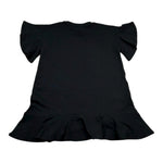 Gaelle Abito Mezza Manica Tinta Unita con Stampa per Bambina 2746V00339 NERO GAELLE 