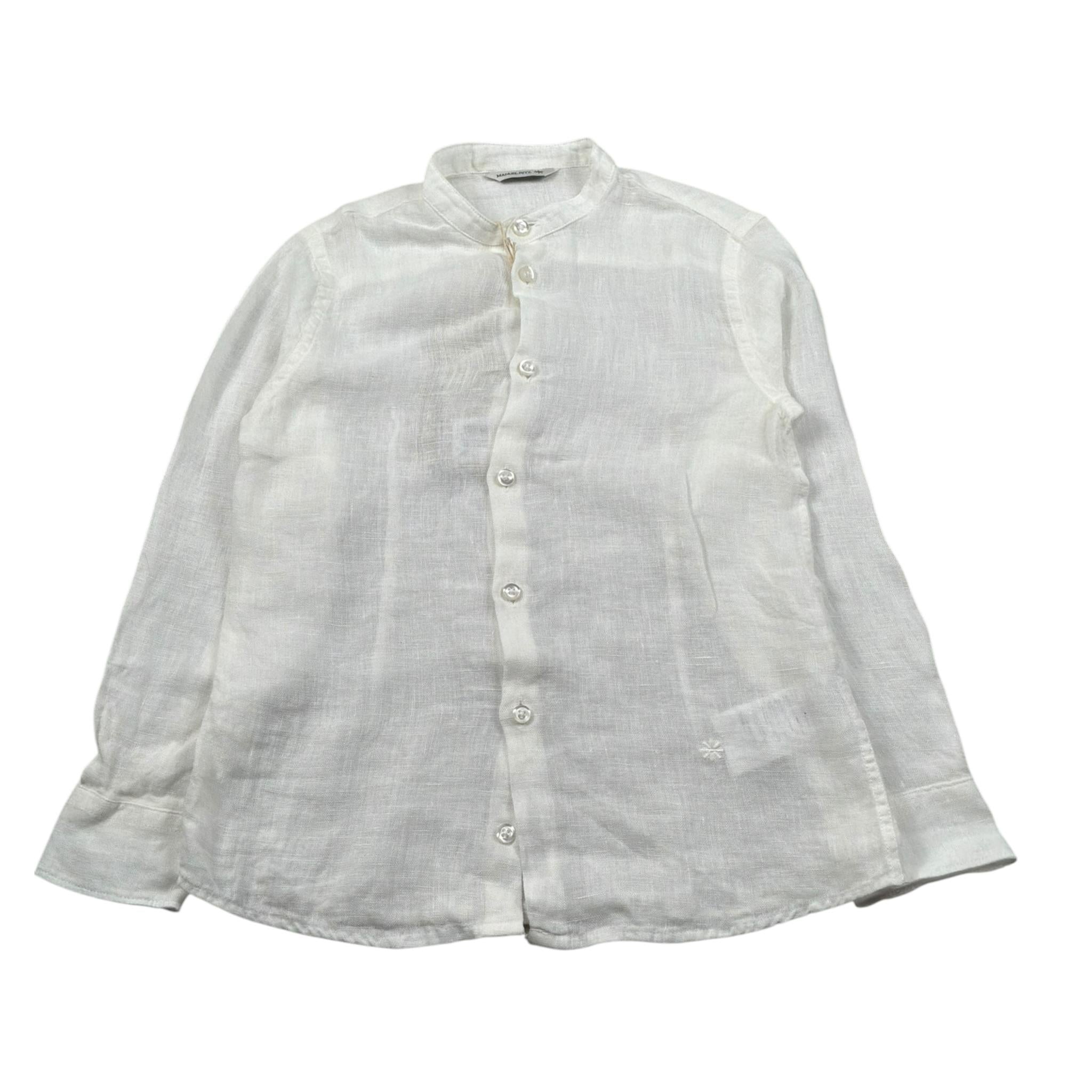 Manuel Ritz Camicia Manica Lunga Tinta Unita per Bambino MR576 PANNA MANUEL RITZ 