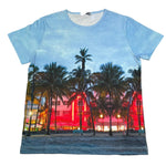 Monnalisa T-Shirt Girocollo Tinta Unita con Stampa per Bambino 259606 AZZURRO MONNALISA 