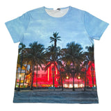 Monnalisa T-Shirt Girocollo Tinta Unita con Stampa per Bambino 259606 AZZURRO MONNALISA 