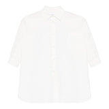 Dou Dou Camicia Tinta Unita Manica Lunga per Bambina DW1A20XXX BIANCO DOU DOU 