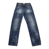 Bikkembergs Jeans Tinta Unita con Girovita Regolabile per Bambino BK3268 BLU BiKKEMBERGS 