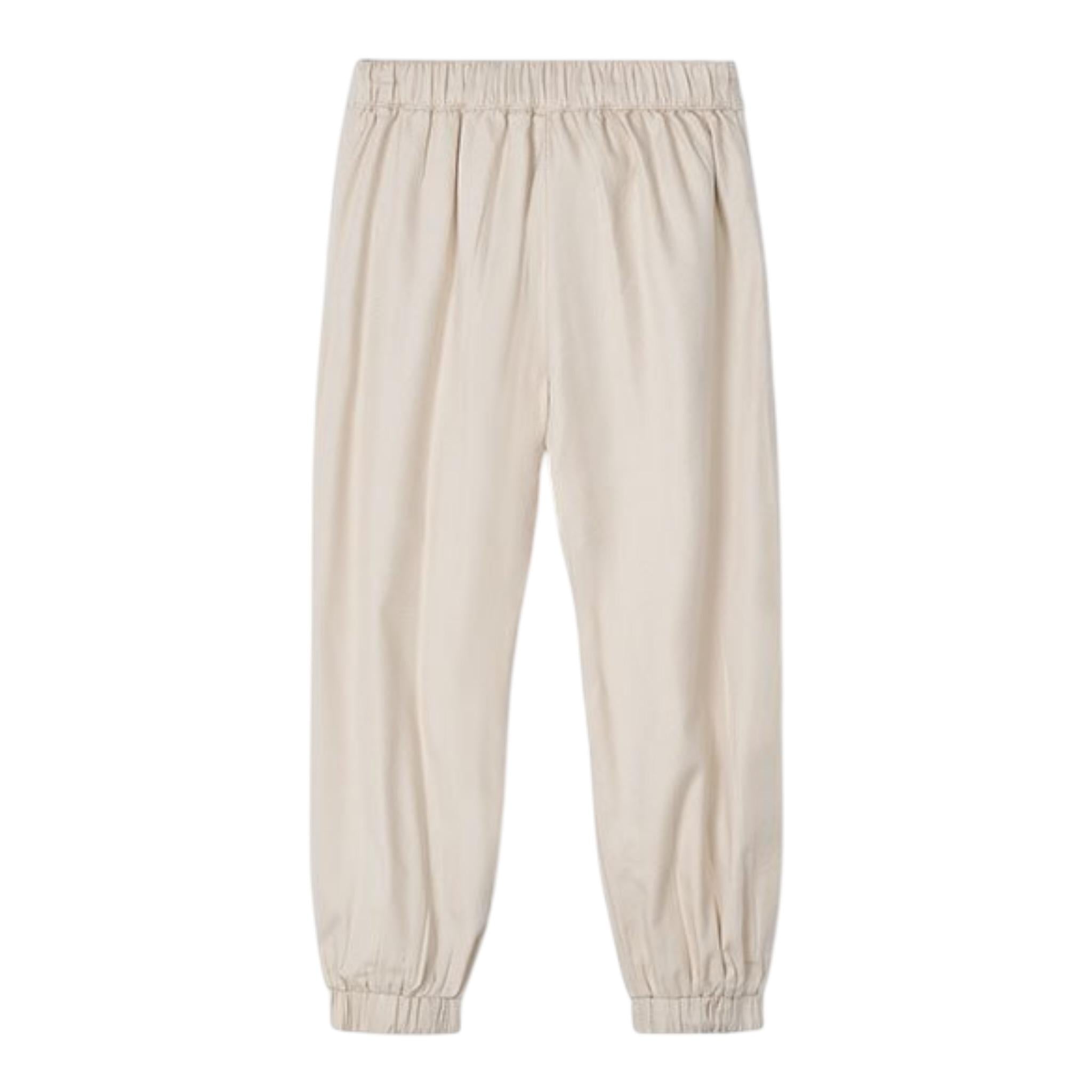 Mayoral Pantalone tinta unita con Elastico In Vita Beige per Bambina 3556X BEIGE MAYORAL 