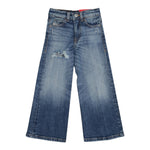 Diesel Jeans Tinta Unita Modello A Zampa per Bambina J00816X BLU DIESEL 