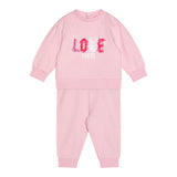 Guess Completo 2 Pezzi Felpa-Pantalone per Neonata A5RG04KA6R4 ROSA GUESS 
