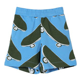 Stella Mccartney Bermuda Tinta Unita con Stampa per Bambino TW6Q59 COBALTO STELLA McCARTNEY 