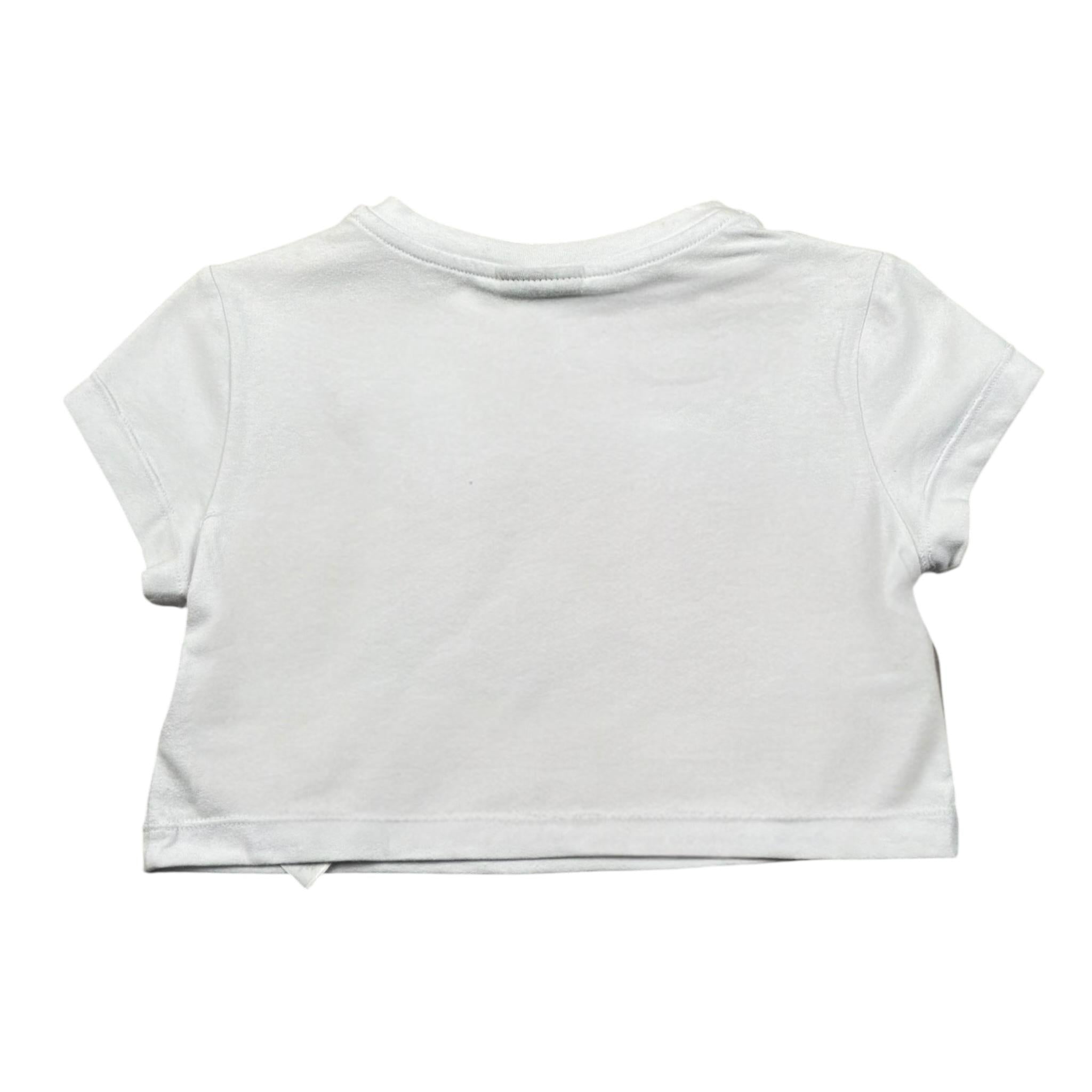 Marc Ellis T-Shirt Tinta Unita con Stampa per Bambina JMJTS17381 BIANCO MARC ELLIS 