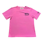 Saint Barth T-Shirt Girocollo Tinta Unita con Stampa per Bambina 00315L ROSA FLUO SAINT BARTH 