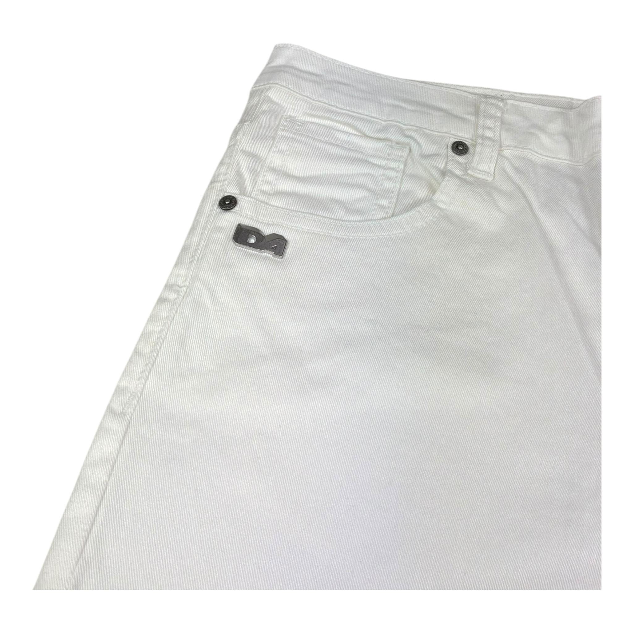 Daniele Alessandrini Jeans Tinta Unita con 5 Tasche per Bambino 1235PT PANNA DANIELE ALESSANDRINI 