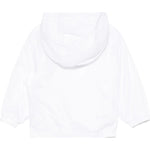 Moschino Giubbino Tinta Unita con Cappuccio per Neonato MUS022 BIANCO MOSCHINO 