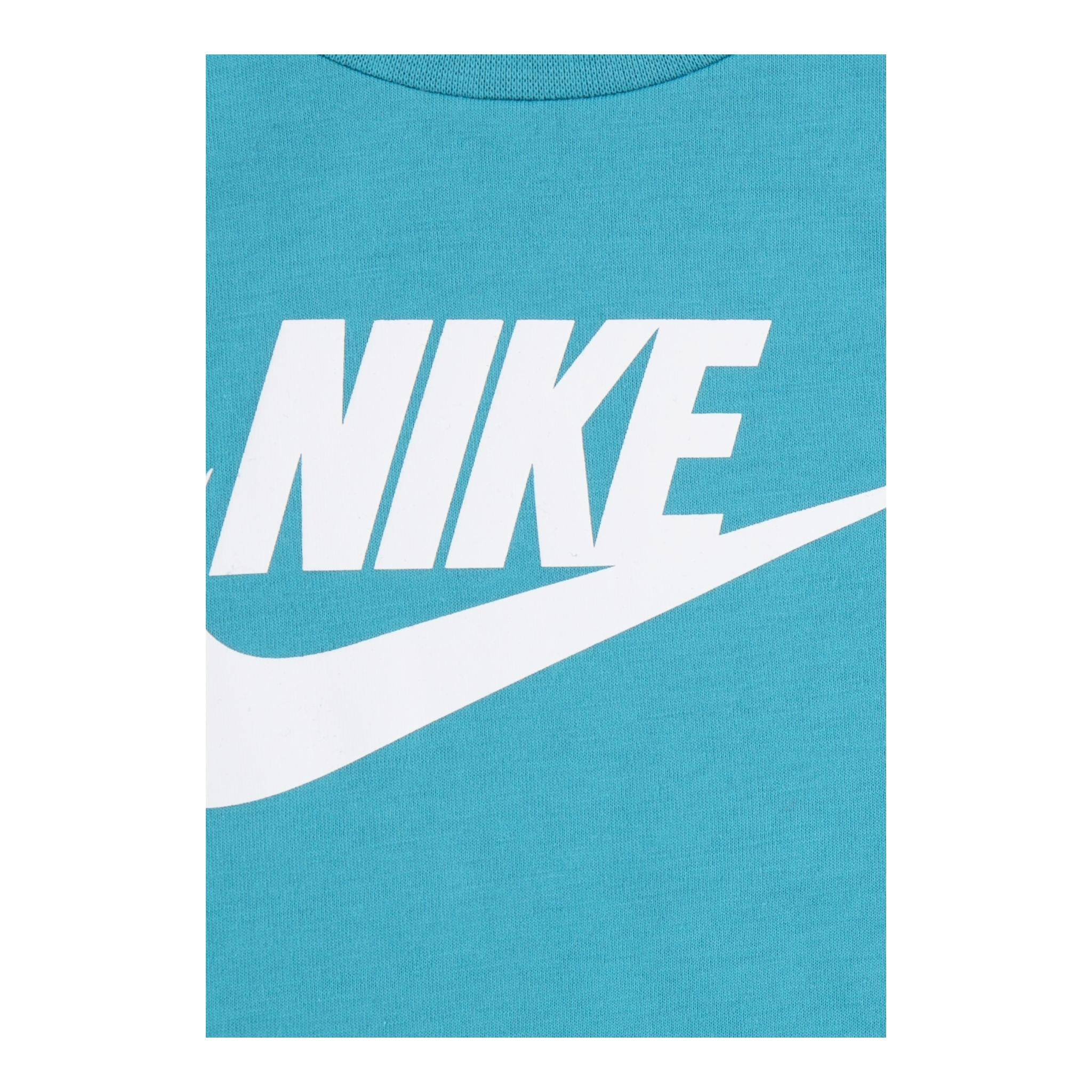 Nike Completo 2 Pezzi T-Shirt-Bermuda Tinta Unita per Neonato 59L596 TIFFANY NIKE 
