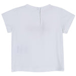 Liu Jo T-Shirt Girocollo Tinta Unita con Brillantini per Neonata HA5037X BIANCO LIU JO 