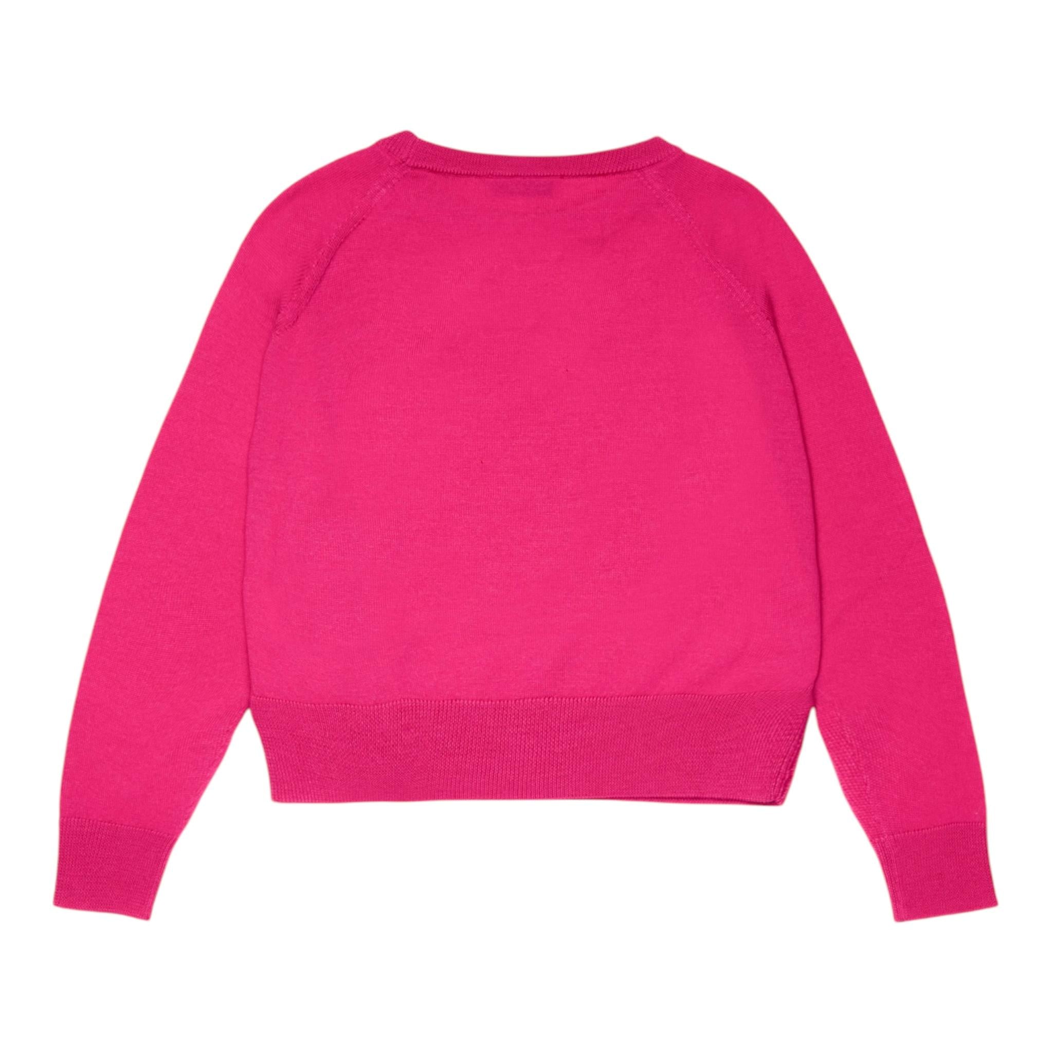 MAX&Co. maglia tinta unita girocollo con cuore Fuxia per Bambina MX00303 FUXIA MAX&Co. 