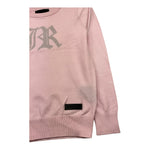 JOHN RICHMOND maglia girocollo tinta unita con stampa in contrasto Rosa per Bambina RGA25012MA ROSA JOHN RICHMOND 