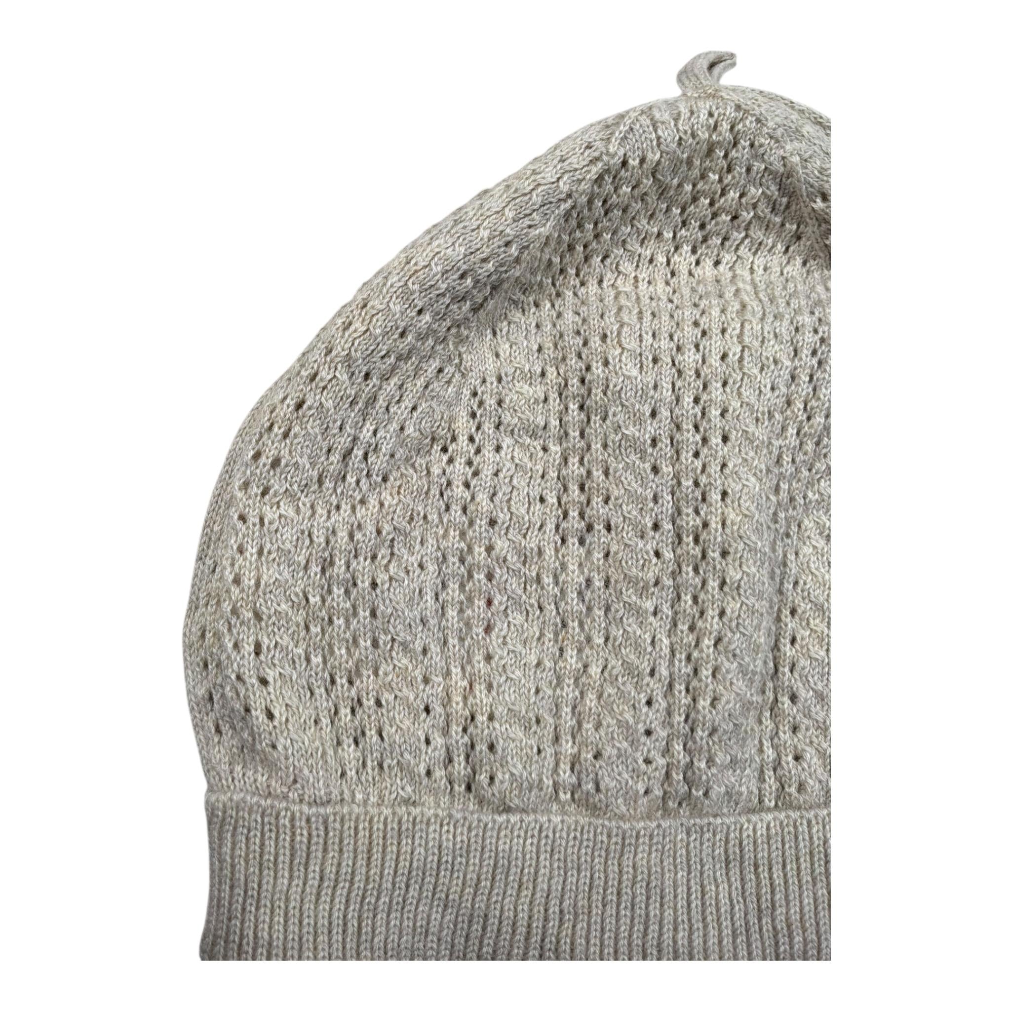 Wedoble Cappello Tinta Unita Traforato per Neonata V2506307A BEIGE WEDOBLE 