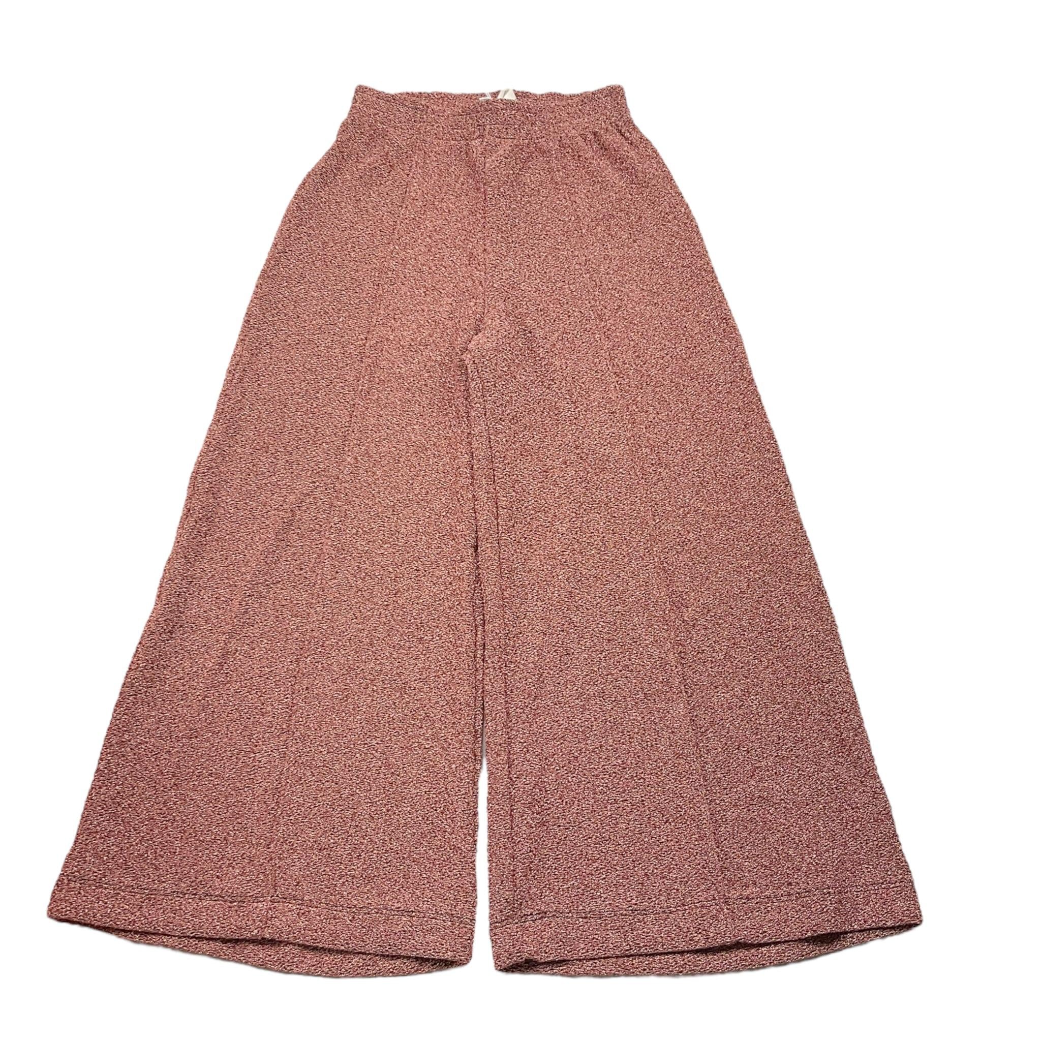 CAFFE' D'ORZO pantalone tinta unita lurex modello a palazzo Bronzo per Bambina ZV6A40X BRONZO CAFFE' D'ORZO 