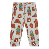 STELLA McCARTNEY pantalone tuta tinta unita con stampe orsi Grigio per Neonato TT6500 GRIGIO STELLA McCARTNEY 