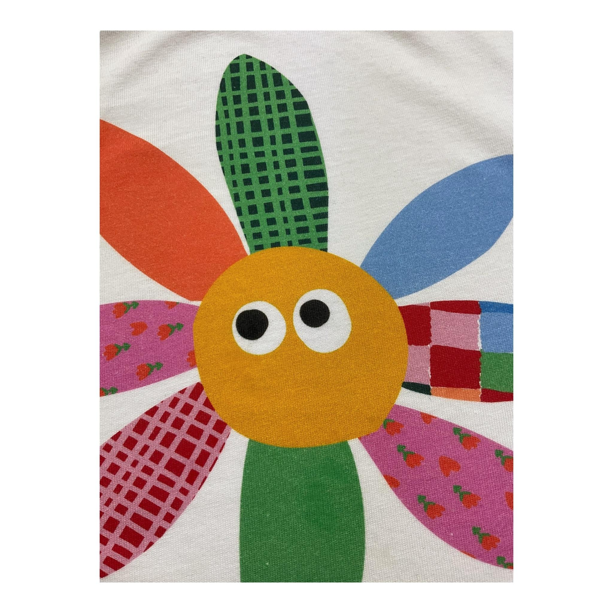 STELLA McCARTNEY shirt girocollo tinta unita con stampa in contrasto Bianco per Neonata TT8010 BIANCO STELLA McCARTNEY 