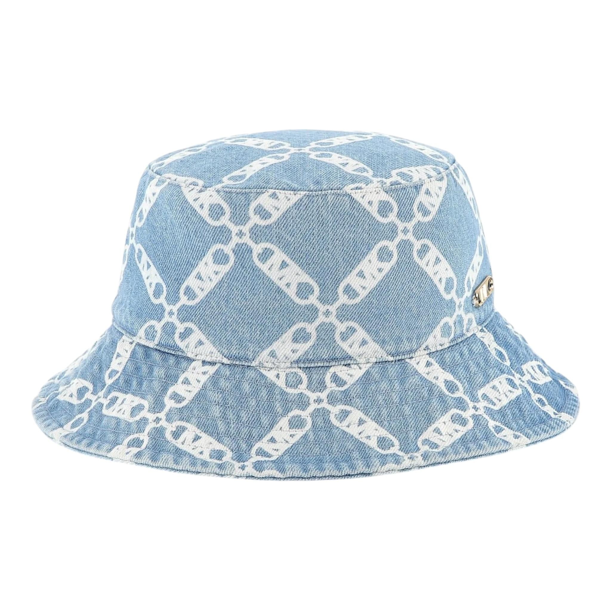 Michael Kors Cappello Pescatore In Denim Tinta Unita per Bambina R30422X AZZURRO MICHAEL KORS 