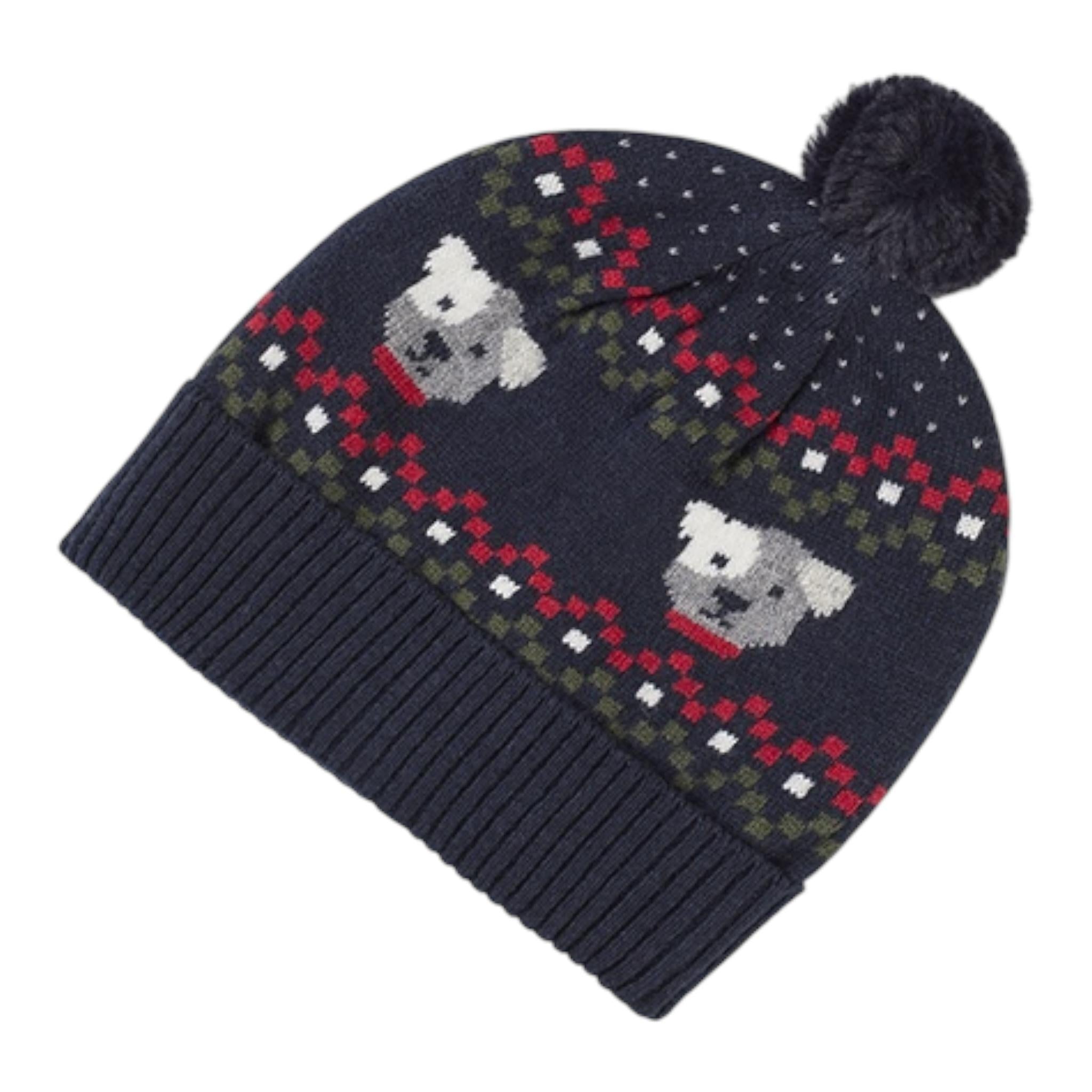 MAYORAL set sciarpa-cappello tinta unita con stampa Blu per Neonato 10533 BLU MAYORAL 