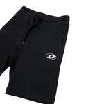 Diesel Bermuda Tinta Unita con Logo per Bambino J02239X NERO DIESEL 