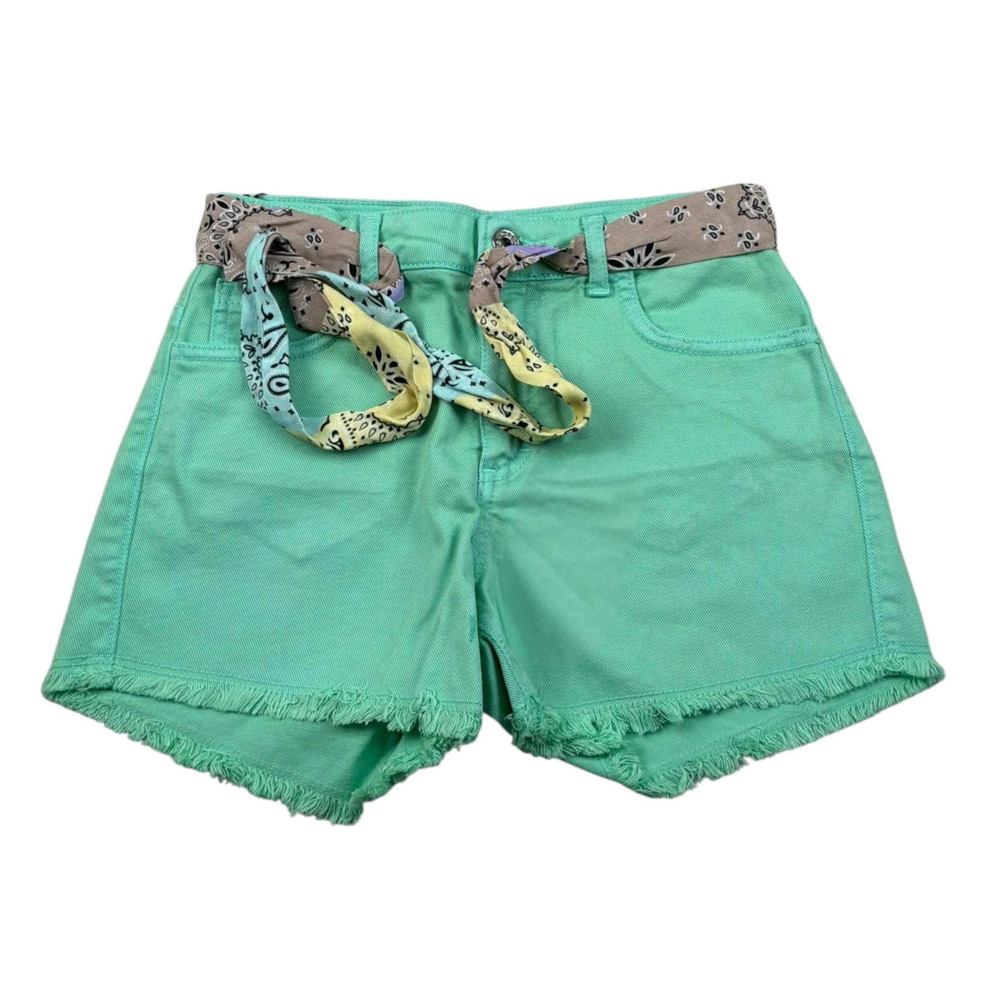 Kocca Short Tinta Unita con 5 Tasche per Bambina RASX VERDE Kocca 